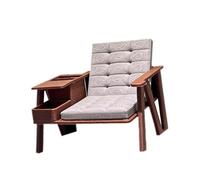 Mobili in miniatura per casa delle bambole in scala 1:12, mini poltrona con tavolino, materiale PP, 9 cm x 9 cm x 8,5 cm, per micro paesaggi e decorazione della cucina del negozio