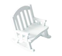 Mobili In Miniatura Per La Casa - Sedia Da Casa Di Puntata in Legno | Accessori Per Mobili In Legno In Scala 1:12 | Mini Sedia A Dondolo per Casa De, per La Decorazione E E