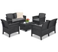 Mobili in rattan Venezia Coffee 6 antracite Bica