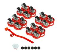 Mobili Movimenti Rulli Set Ad Alta Potenza Ascensore Disco Strumento di Trasporto Mobili Mover Roller Ruota Rimozione Puleggia Portatile Per Sollevamento Pesante