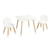 Mobili per Bambini 1 Tavolo 2 Sedie Set Tavolino Sedie per Cameretta Bimbi