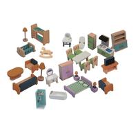 Mobili Per Bambole In Legno,Giocattoli per Case In Miniatura | Mobili Giocattoli Per Bambini Per Giocare - Per La Casa Viaggi Classi Prescolari Asili Bambini Festa