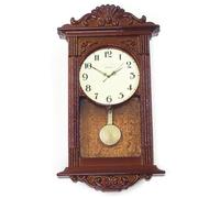 Mobili per casa delle bambole, accessori e mobili per casa delle bambole Orologio da parete vintage in legno Accessori in scala 1/12 Cose miniatura fai-da-te per soggiorno Sala studio