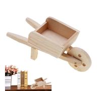 Mobili per casa delle bambole - Statua trolley in legno piccoli accessori per mobili | Accessori per la casa in miniatura, piccoli mobili per il mondo delle fiabe