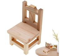 Mobili per la casa delle bambole in miniatura - Piccoli mobili in legno artistico, pezzi decorativi in stile vintage | Meravigliosa decorazione da favola, regalo unico per eventi stagionali