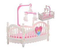 Mobili per la casa delle bambole - Mobili per camera da letto | Gioielli di simulazione dei cartoni animati per bambini, famiglie, giochi per asili - fotografia decorativa