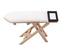 Mobili per la casa delle bambole, tavolo da stiro pieghevole realistico Accessori per la casa delle bambole, accessori per lavanderia per micro paesaggio da giardino fata fai -da -te, scala 1:12
