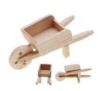 Mobili per la casa,mobili per la casa in miniatura - Statua del carrello in legno piccoli per mobili,Oggetti in miniatura, piccoli mobili per, giovani, anziani, vacanze,