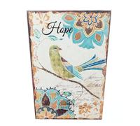 Mobili Rebecca Cestino Gettacarte Pattumiera Bagno Mdf Canvas Bianco 26x20x20