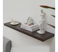 Mobili Rebecca 2 Ripiani Mensole Moderne Marrone Wenge Mdf 4x60x25