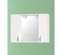 MOBILI SAVINI DUE Specchiera Arredo Bagno Bianca Cm77x15,5x57h Art.960