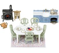 Mobili Sylvanian Families [Casa con tetto rosso scintillante lungo l'acqua el...