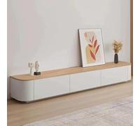 Mobili TV da Pavimento Mobili TV in Stile Semplice Moderno Console Multimediale Porta TV Armadio Contenitore Doppia Combinazione di Colori, A, 240 * 30 * 28cm