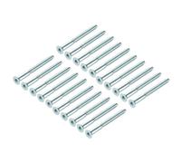 Mobilio Confirmat vite 7x85mm bussola esagonale placcato zinco 20pz.