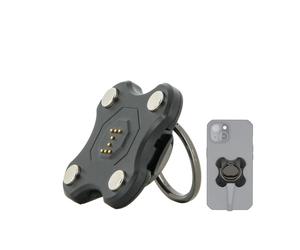 MOBILIS Charging Tripod & Ring 65W Mobile Charging Stand, Holding Ring Black