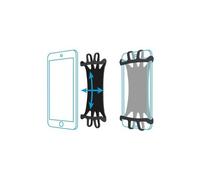 Mobilis Custodia (Bracciale) Dispositivo Portatile Smartphone Nero Silicone