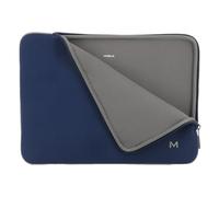 Mobilis Custodia in Neoprene per Laptop 12,5-14'', Custodia Protettiva per PC/Notebook/Ultrabook fino a 14'', compatibile con MacBook Air/Pro 13,3'', Blu Navy/Grigio