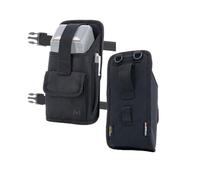 MOBILIS Custodia per Mobile Computer e Smartphone - Cintura e Patta (L) | Fondina Universale per PDA / Scanner - Cordura Ultraresistente - Accesso Rapido - Tasca - Dimensioni Max 9,5 x 21 x 4 cm