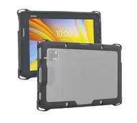 MOBILIS Custodia per tablet Zebra ET401 con scanner da 10", custodia rinforzata protezione militare, realizzata in Francia, compatibile con accessori di ricarica, antimicrobico, nero