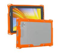 MOBILIS Custodia per tablet Zebra ET401 da 10" con Scanner, custodia rinforzata con protezione militare, realizzata in Francia, compatibile con accessori di ricarica, punti di attacco, antimicrobico