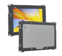 MOBILIS Custodia robusta per tablet Zebra ET401 da 8", di grado militare, antiurto, custodia protettiva compatibile con accessori Zebra, materiali riciclati, colore nero