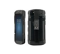 MOBILIS Guscio Protettivo per Zebra TC53e - TC53 - TC58, Custodia Robusta per Computer Mobile con Fascia di presa e Supporto per Stilo, compatibile con la Stazione di Ricarica, Nero