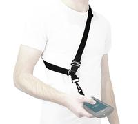 Mobilis Tracolla Universale con Gancio in Tessuto per Scanner/Smartphone | 1 Punto di Aggancio, Sistema di Sgancio di Sicurezza, Imbottitura per la Spalla Rimovibile