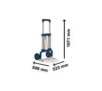 Mobility Bosch Professional Carrello manuale da trasporto pieghevole per L-Boxx, portata a pavimento 125 kg - 1600A001SA