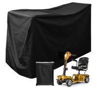 Mobility - Copertura per scooter, 140 x 66 x 91 cm, in tessuto Oxford 190D, resistente, impermeabile, per sedia a rotelle, con custodia, anti-UV, per la maggior parte degli scooter