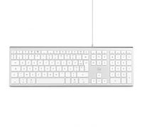 Mobility Lab ML304304 Design Tastiera Touch Wireless con 2 USB per Mac Azerty White and Silver