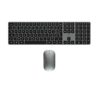 Mobility Lab CP430W - Tastiera combinata e mouse wireless - AZERTY, ricevitore USB 2.4 Ghz + 3 Bluetooth, 15 scorciatoie multimediali, ricarica rapida tramite USB-C - Windows