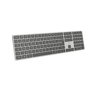 Mobility Lab - KP430W - Tastiera senza fili Multi-connessioni - AZERTY, ricevitore USB 2.4 Ghz + 3 x Bluetooth, 15 scorciatoie multimediali, ricarica rapida tramite USB-C - Windows