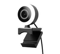 Mobility Lab - ML301310 - Webcam cablata USB - Full HD, nessuna vite universale incorporata, microfono incorporato, anello LED regolabile, plug and play - Compatibilità macOS e Windows