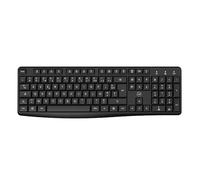 Mobility Lab - ML313979 - Tastiera Wireless Deluxe Keyboard - Ricevitore USB e USB-C, Colpo preciso, tasti morbidi e silenziosi, tastierino numerico, layout AZERTY - nero