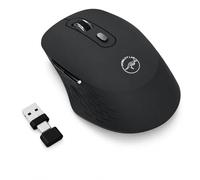 Mobility Lab - Omega - Mouse Wireless Bluetooth - Ergonomico, Ricevitore USB e USB-C, Clic Silenziosi, DPI regolabili, Compatibile con MacOS e Windows - Nero