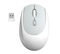 Mobility Lab - Pop Gum - Mouse Multi Connessione Wireless - Tripla Connessioni, Clic Silenzioso, Sensibilità Regolabili, Grip Soffici in Silicone, per Destrimani - Bianco