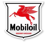 Mobiloil Pegasus Adesivo 3 Da 120 CM - Gulf Olio Mobil Elfo Sheel Texaco Castrol