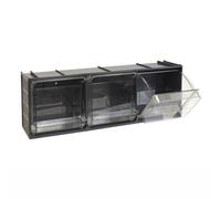 MOBILPLASTIC CASSETTIERA CRYSTAL BOX C 3 600x155 H 175 CM