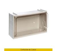 Mobilplastic Cassettiera Modulare Crystal Box 1 Cassetto cm 30x15.5x17.5 CB50/3