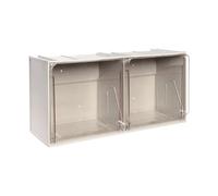 Mobilplastic Cassettiera Modulare Crystal Box 2 Cassetti cm 60x24x30 CB50/5S