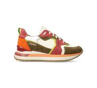 Mobils by Mephisto Janel Scarpe Sportive Comode In Pelle Verde Combinato