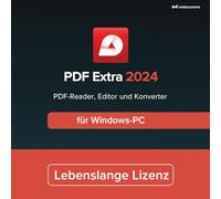 MobiSystems PDF Extra 2023 - Editor PDF professionale - Licenza a vita - Modifica, proteggi, commenta, convertire, riempire e firmare PDF per 1 PC Windows