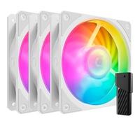 Cooler Master MFZ-M2DW-243P2-R1 sistema di raffreddamento per computer Case per computer Raffreddatore d'aria 12 cm Bianco 3 pz