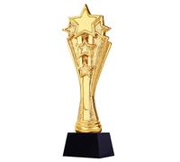 Mobkid Premi Star Trophy Trofei Gold Award Ricompense Premi Vincenti Trofeo per Concorsi per Bambini E Adulti Trofeo Stella del Cinema (Color : Gold, S : 8 * 28cm)