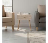 MOBLEKIT | Comodini in legno e metallo, design nordico o industriale con cassetto, o ripiani, mobili compatti per la camera da letto - Spedizione GRATUITA ✅ Consegna in 24/48 ore in Spagna (Penisola) 