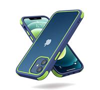 MobNano Cover Compatibile con iPhone 12 Mini, Silicone in TPU, Sottile Antiurto AntiGraffio, Protettiva Custodia Compatibile con iPhone 12 Mini-5.4 Pollici - Blu/Verde