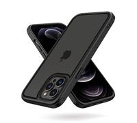 MobNano Cover Compatibile con iPhone 12 Pro Max 6.7 Pollici, Sottile Antiurto, Custodia Protettiva AntiGraffio - Nero