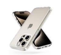MobNano Cover Compatibile con iPhone 15 Pro, Sottile Antiurto AntiGraffio, Protettiva Custodia Compatibile con iPhone 15 Pro-6.1 Pollici - Trasparente