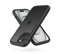 MobNano Cover Compatibile con iPhone 15, Sottile Antiurto AntiGraffio, Protettiva Custodia Compatibile con iPhone 15-6.1 Pollici - Nero