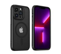 MobNano cover for iPhone 13 Pro magnetica, compatibile con MagSafe, cover magnetica colorata per iPhone 13 Pro, Protezione Antiurto di Livello Militare, Retro Resistente ai Graffi - Nero